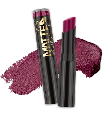 Amazon.com : L.A. Girl Matte Flat Velvet Lipstick, Runway GLC822